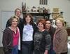 1st Annual Art Experience: The Group. Joni, SJ (he taught the hot glass class), Patte, me, Jen (my daughter) and Bonnie.
