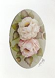 Double Roses Greeting Card