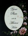 Shrub Rose Mirror Mat Original Painting