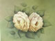 Gallery: Two White Roses, 22 x 28 - SOLD