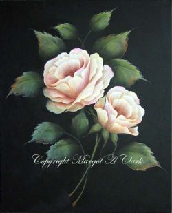 Two White Roses Print Tutorial