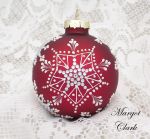 Red MUD Ornament with Stars NEW